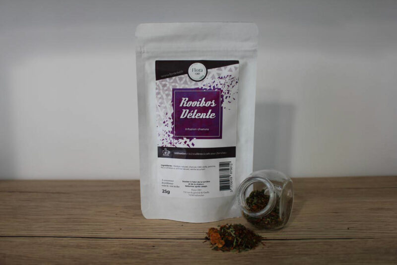 rooibos détente, infusion au chanvre