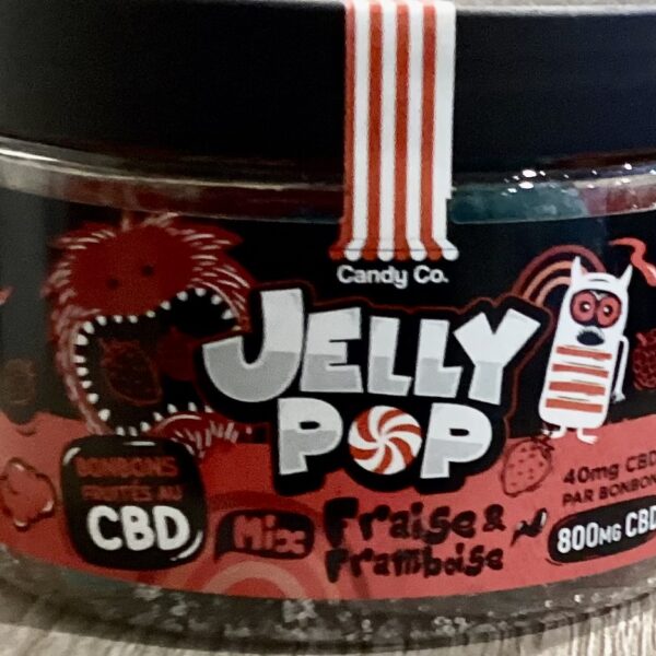 Jelly Pop bonbons Fraise & Framboise