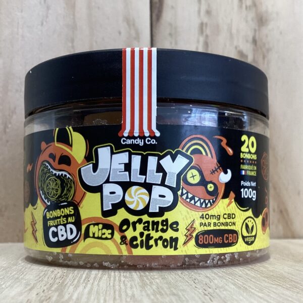 Jelly Pop bonbons Orange Citron