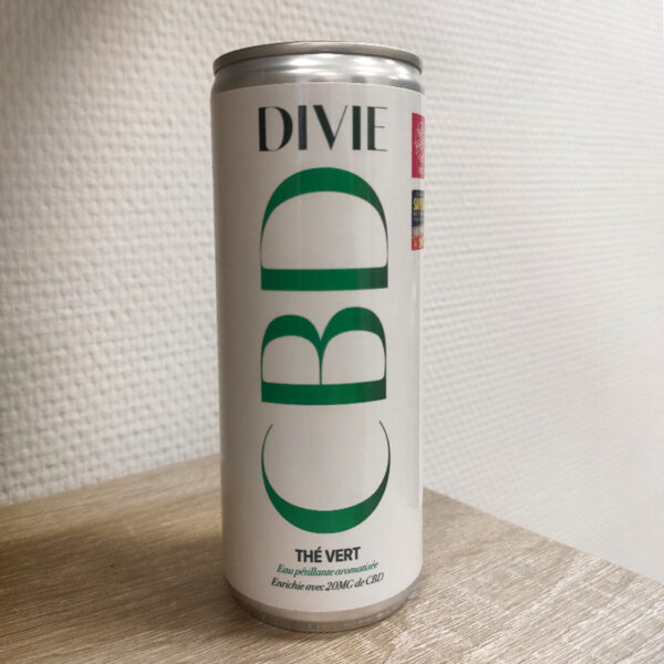 Boisson Bio CBD - Thé vert - DIVIE