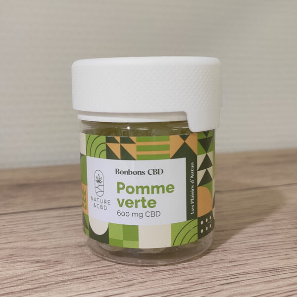 Bonbons CBD - Pomme verte - Nature et CBD