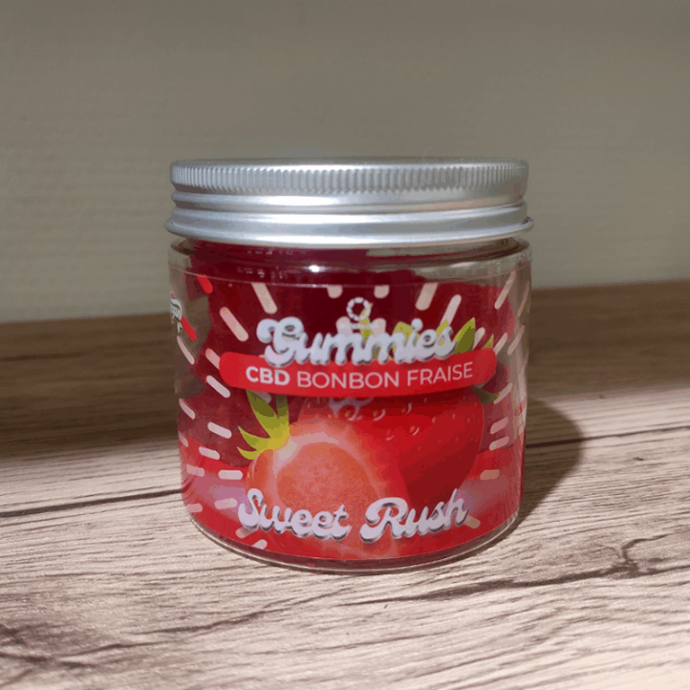 Gummies au CBD à la fraise (10mg)