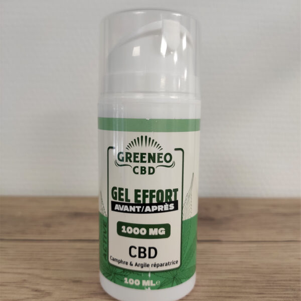 Gel après effort au CBD