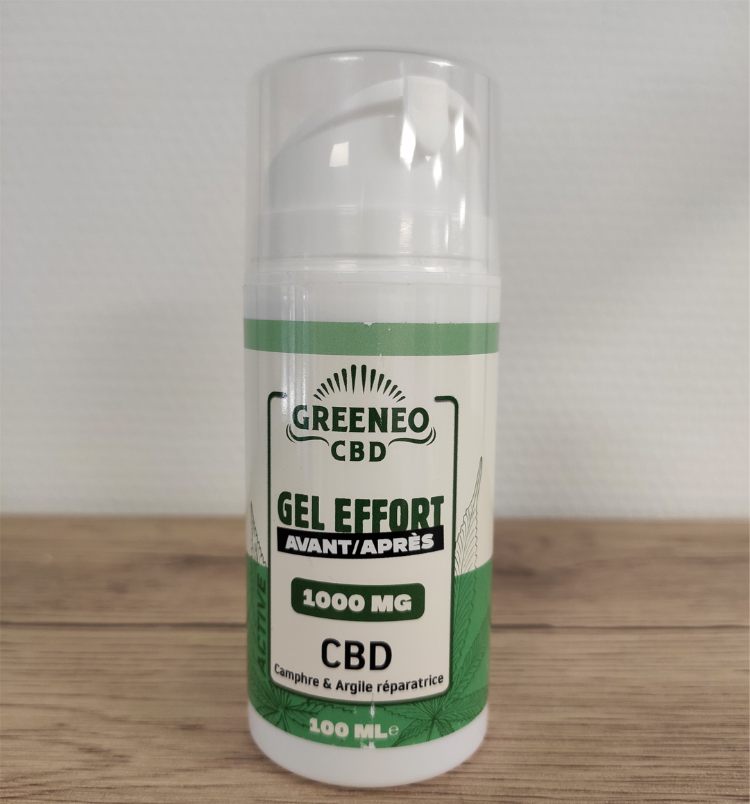 Gel après effort au CBD